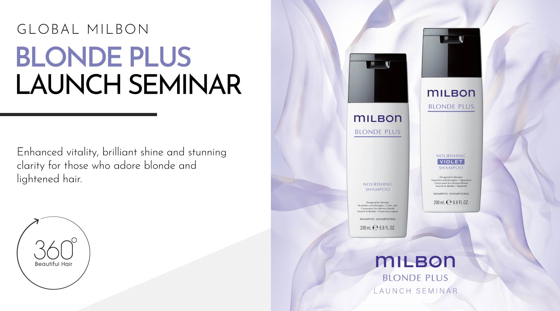 Nekderx Global Milbon Blonde Plus Launch Seminar JB